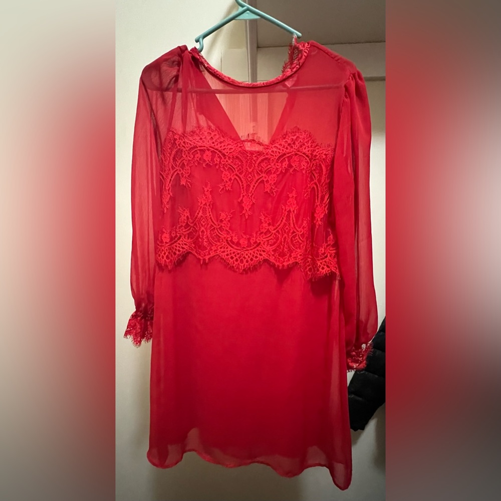 Red dress